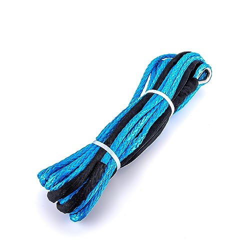 Cable de línea cabrestante sintético 5/16 x 50 para remolque de ATV y UTV con gancho