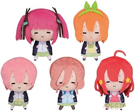 五等分Gotoubun 花嫁Hanayome ほわこっと ぬいぐるみ 全5種セット