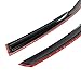 IKON MOTORSPORTS Window Visors Compatible with 2013-2017 Honda Accord 9th Gen Sedan Only, Acrylic Smoked JDM Stick On External Wind Deflectors, 2014 2015 2016