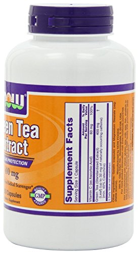 Now Foods Green Tea Extract 400 Mg, 750 Gelatin Capsules Pack (Mf16Kd) #TOP1