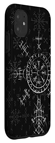 Iphone 11 Celtic Lucky Charm Viking Compass Vegvísir - Celtic Vegvisir Case #TOP2