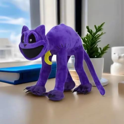Image of Cute Purple Big Smile Dog Plush