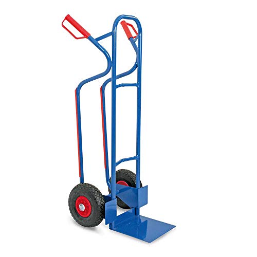 Sackkarre Stahl pannensicher, als Stapelkarre oder Transportkarre, BxTxH 520x550x1200 mm, Sackkarre 250 kg Tragkraft, Gewicht 11,5 kg Cover