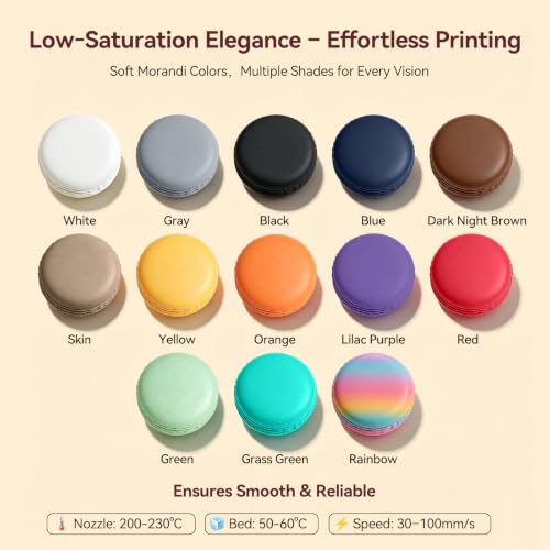 Image of Kingroon Matte PLA Filament 1.75mm 3D Printer Filament Matte Filament 1kg Dimensional Accuracy + /- 0.02 mm (Matte Red)