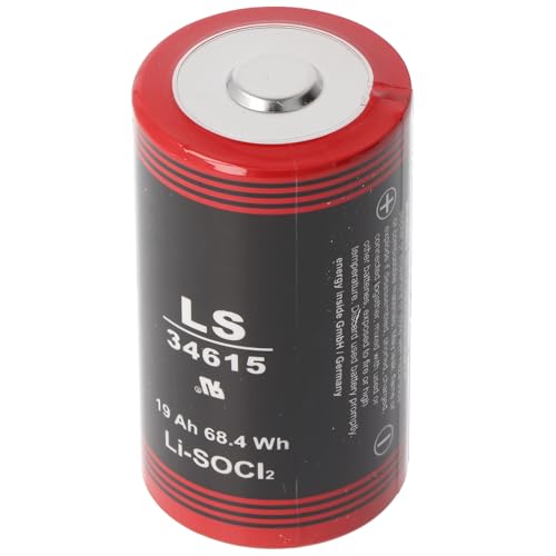 ER34615 Lithium Batterie D Mono 3,6 Volt 19000mAh mit breitem Pluspol min. 0,8cm, max. 11,5mm