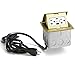 Lew Electric PUFP-CT Countertop Box CORDED (2 Power | USB, Brass)
