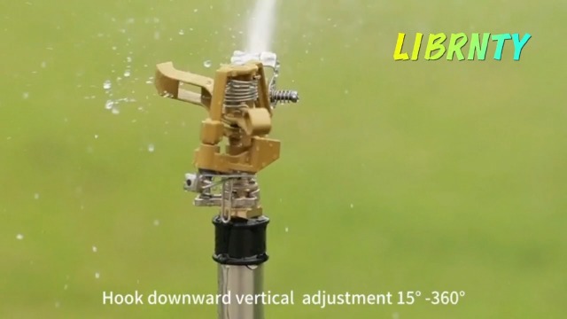 SPECILITE Irrigatore a impatto in ottone su base treppiede
