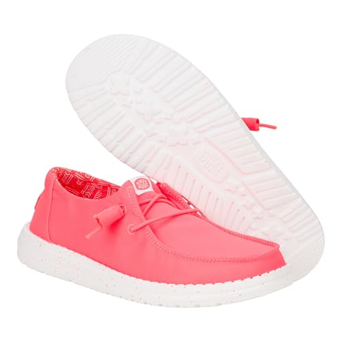 Image of HEYDUDE Women's Wendy Stretch Canvas Slip On Shoes | Easy On Loafer