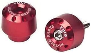 PUIG - 6820R : contrapesos Cortos Aluminio Honda Color Rojo Honda -> MSX125 (13-15) PCX 125 (10-15)