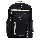 [カンゴール] リュック リュックサック デイパック メンズ レディース B4 KGSA-BG0145 (ブラックオフホワイト)