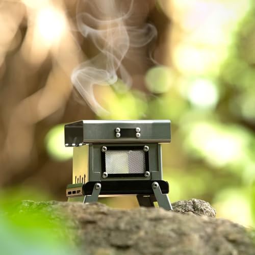 Réchaud de camping brûle-encens extérieur avec ramasse-cendres