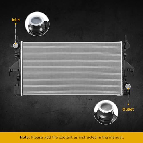 DWVO Radiator Compatible with 2014-2021 Ram ProMaster 1500 2500 3500 3.0L 3.6L V6 L4 CU13448 by DWVO - Image 6