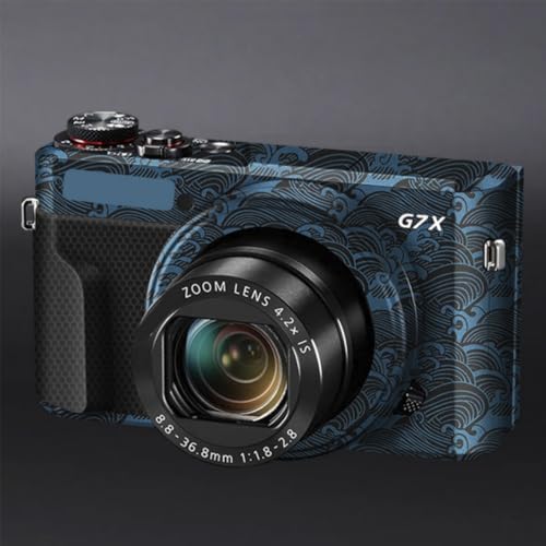 G7XII �J�����J�o�[ �X�L���X�e�b�J�[ �ɓK������ Canon G7X Mark II �J�����v���e�N�^�[ �t�B���� �X�L�� ���h�~ �ی� ���� �ϖ��Ր� (�E�F�[�u�u���[)