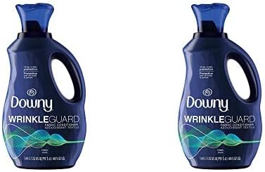 Downy Wrinkleguard Liquid Fabric Softener & Conditioner, Fresh, 48 Fl Oz. Bottle, 48 Fl Oz (Pack of 2)