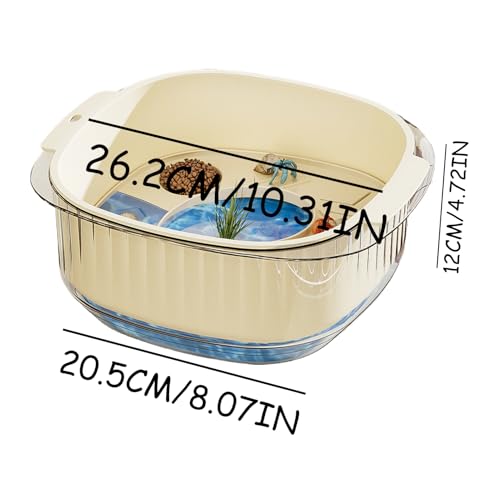 Terrarium pour Tortues Aquatiques Multifonction Contre l'Eau Sale