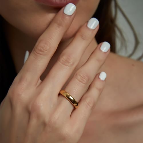 trumium 2mm 4mm 6mm 8mm tungsten wedding band ring for men women silverrose gold platedrainbowgold plated domed high polish engagement promise rings comfort fit 4-15