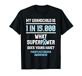 Nuestros diseños de guerrero PKU son ideales para mamá orgullosa, papá, hija, hijo, abuela, abuelo, tía, tío, hermana, hermano para apoyar al recién nacido con hiperfenilalaninemia. Bonitas ideas sorpresa para la familia.