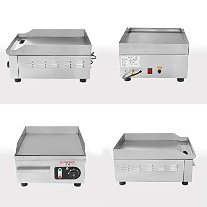 LPGY Elektro-Griddle, Gewerbe Großer Edelstahl Aufsatz- Grill BBQ Hot Plate Teppanyaki Tischgrill Für Das Küchengeschäft – Bild 3
