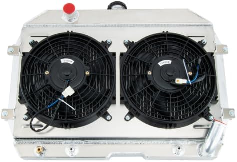 Miniatura 5 de Relé de ventilador de aluminio de 4 filas para 1970-1975 Datsun 240z y 260z AM 2.6L 1971 1972 1973 1974 70 71 72 73 74 75