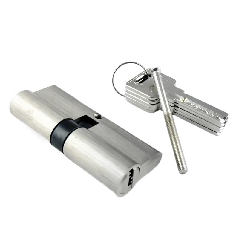 Bombin Cerradura Seguridad 1 Uds 55 60 70 80 90 100 110 120mm cilindro cerradura for salón manija personalizada llave de latón doble cerradura abierta puerta ventana seguridad Bombin Cerradura(SLY-90(
