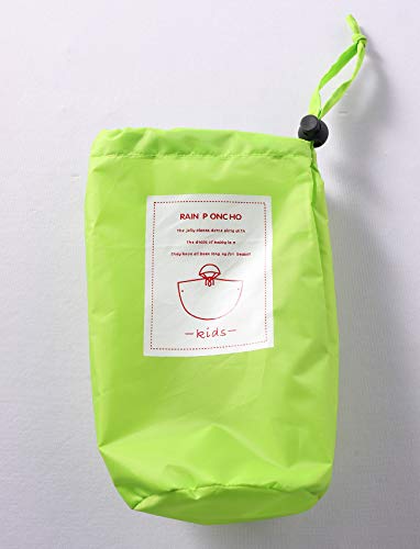 Image of Freesmily Kids Cute Raincoat Waterproof Rain Poncho Jacket Coat for Girls Boys