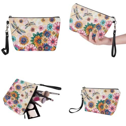 Image of 2PCS Tote Bag for Women Top Handle Purse with Wallet, Hobo Bag Tote Shoulder Bag with PU Cosmetic Bag