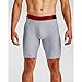 Under Armour Tech 9in 2 Pack, bóxers Ajustados Hombre, Gris (Mod Gray Light Heather / Jet Gray Light Heather), XL