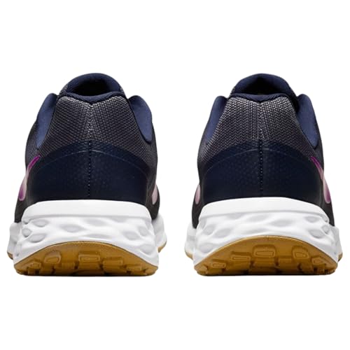 Image of Nike Mens Revolution 6 Nn Anthracite /Vivid Purple-Blackened Blue Running Shoe - 9 UK (10 US) (DC3728-011)