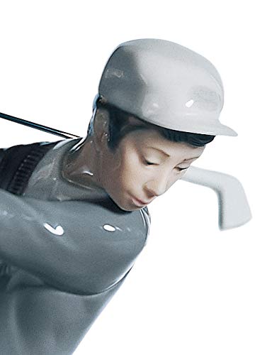 Amazon.co.jp: LLADRo' ゴルファーマン フィギュア磁器ゴルファー