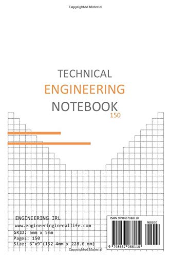 Technical Engineering Notebook Black