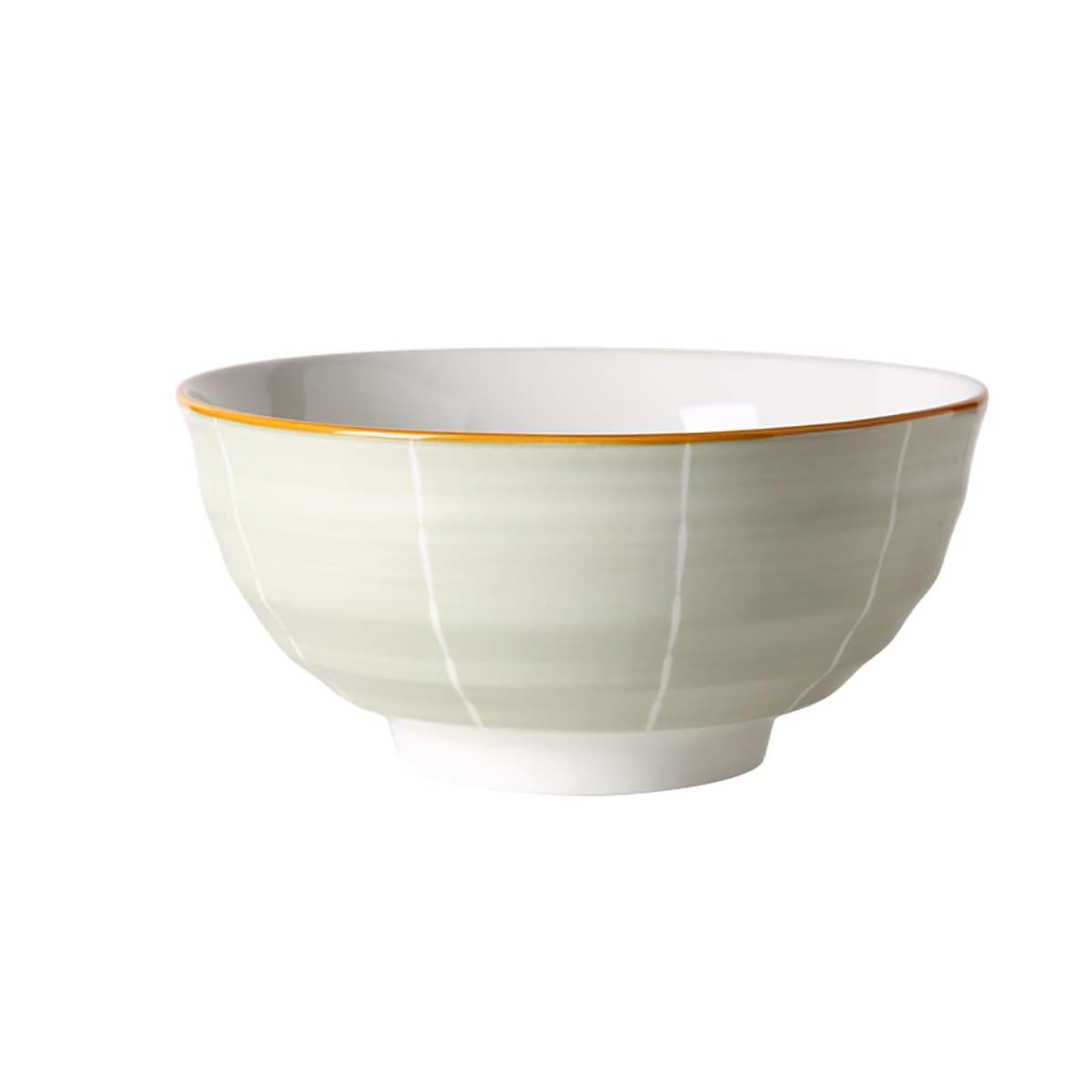 8-calowa prosta miska do zupy domowa podszkliwna ceramiczna zastawa stołowa-jasnoszary
