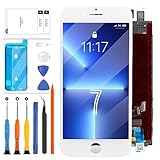 Screen Replacement for iPhone 7 A1660 A1778 A1779 4.7inch LCD Dispaly 3D Touch Screen Digitizer Assembly with Repair Tools Kit for iPhone 7 LCD White