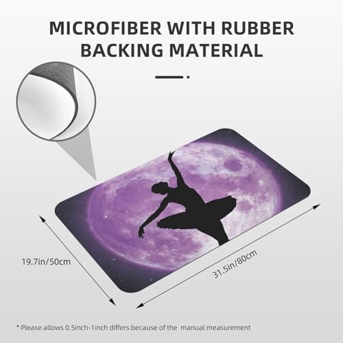 Tapis de sol en diatomite pour douche et cuisine style danseuse