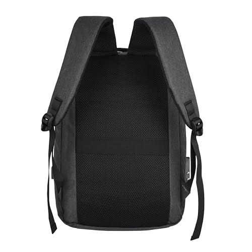 Image of NIYX Roberto Built-in USB Port BackPack | Number Locking, Multi Compartment, 21 Litre Hard Shell Shoulder Laptop Bagpack | Office, Travel & College Backpack | School Backpack For Kids
