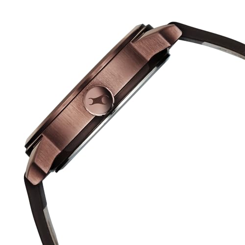 Image of Fastrack Pulse IV with Dark Green Dial Brown Leather Strap Watch for Men - 3341QL01