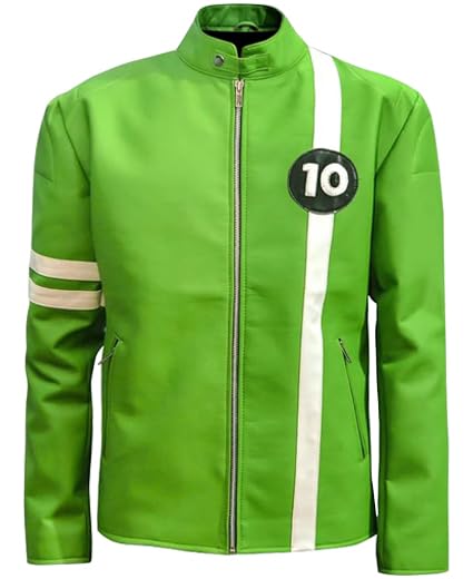 Amazon.com: Trifoliate Ben Alien Adult Green Jacket - Superhero
