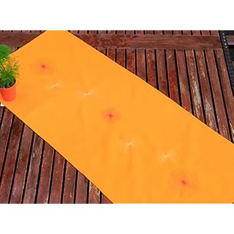 Tischläufer 40x90 orange neon New Farbe bestickt moderne 2863Org Cover