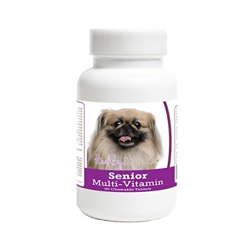 Healthy Breeds Pekingese Senior Dog Multivitamin Tablets 60 Count
