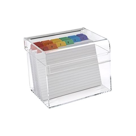 Caja de índices Osco AIBOX-R con 100 tarjetas Cover