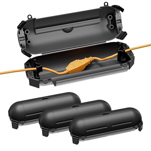iwillink 4 Pack Outdoor Extension Cord Cover Waterproof - Weatherproof