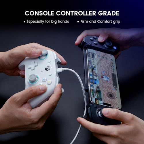 GameSir G8 Plus Bluetooth Mobile Game Controller for Switch & iOS & Android & Tablets, Wireless Gamepad with Hall Effect Joysticks/Hall Trigger, Play Minecraft, Genshin Impact, Call of Duty Mobile by GameSir - Image 7