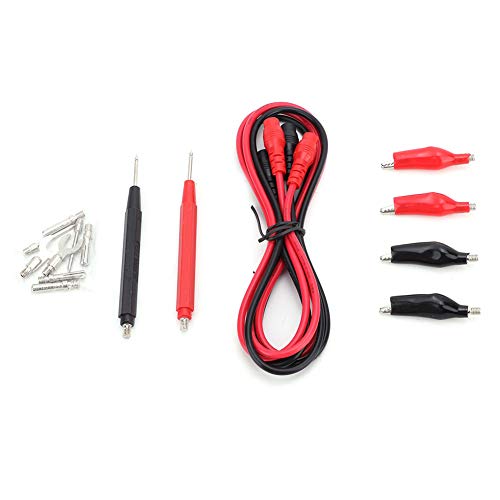 Yuecoom - Digital Multimeter Cable, 6 in 1 Multifunction Digital Multimeter Test Lead Probe Wire Pen Cable Aligator Clip Set Kit