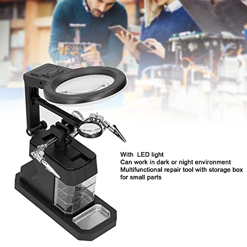Station de soudage loupe LED USB support de gravure et maintenance électrique