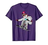 Kids Snowboard Novelty Winter Snowboarding Youth Men Boys T-Shirt