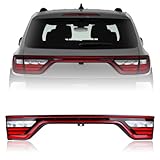 Duolctrams Liftgate Center Tail Light Rear Lamp Assembly Compatible with Dodge Durango 2014-2023 Liftgate Lamp w/Camera Hole 68453659AA