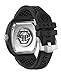 Philipp Plein The $keleton Ecoceramic Collection Luxury Mens Watch Timepieces with a Black Strap, Case and Dial