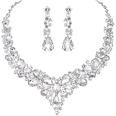 Fashion Base Silver Bridal Jewellery Set Cover