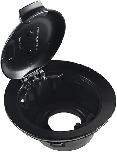 Shkalacar 68250120AA Tapa de puerta de llenado de combustible, color negro mate, tapa de gas Vapor Edition compatible con Dodge Challenger 2008-2019