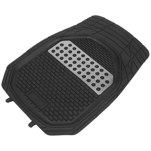 Alfombrilla de conductor en PVC negro Zerodeko impermeable para coche