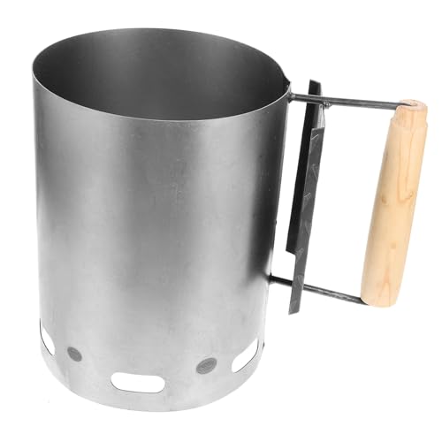 Happyyami Chimney Starter Accenditore per Barbecue e Grigliate all per all Pizza Accensione Facile dei Carboni